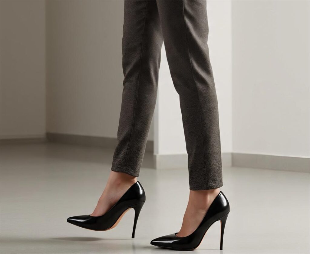 High heels to look taller