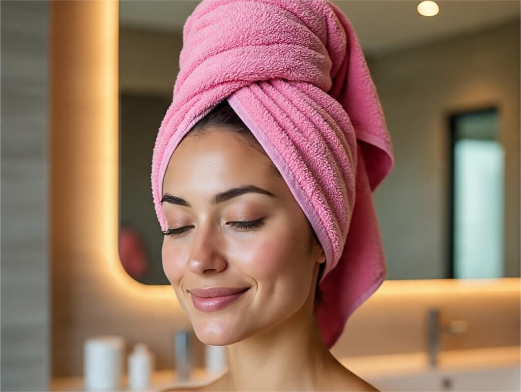 taking care of wet hair